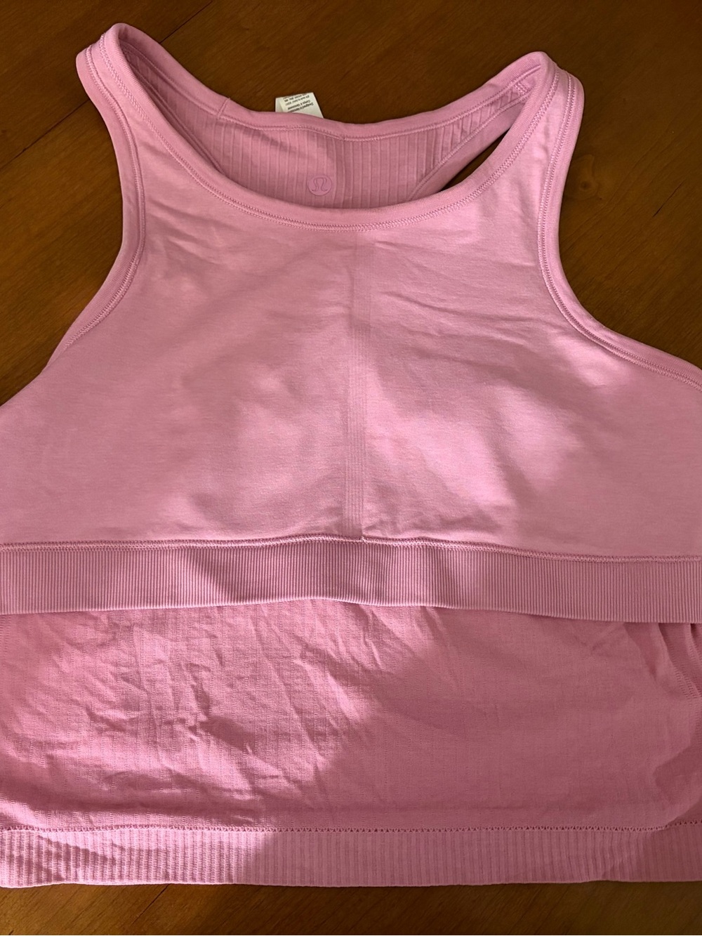 New Lululemon Athletica Pink Ribbed Tank Top
Street crop racer back pink - Picture 6 of 7